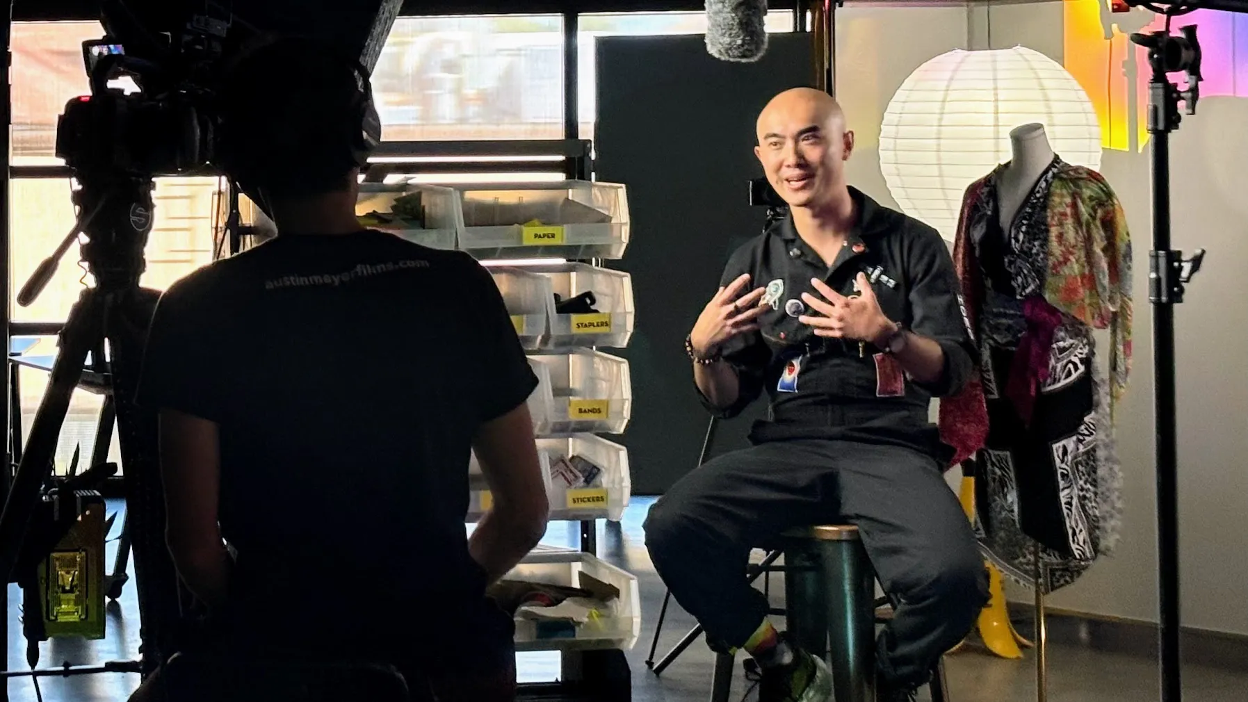 YC filming “Design for Extended Realities” at Stanford