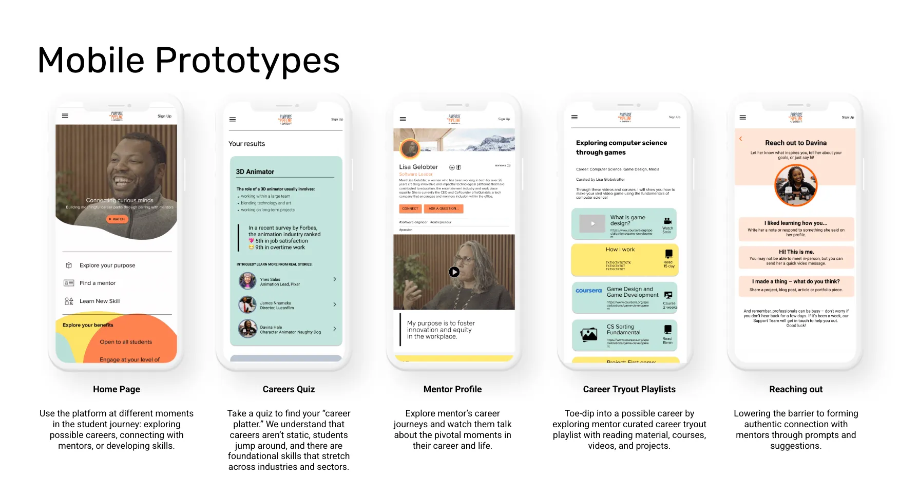 Mobile-first Purpose Pipeline experience