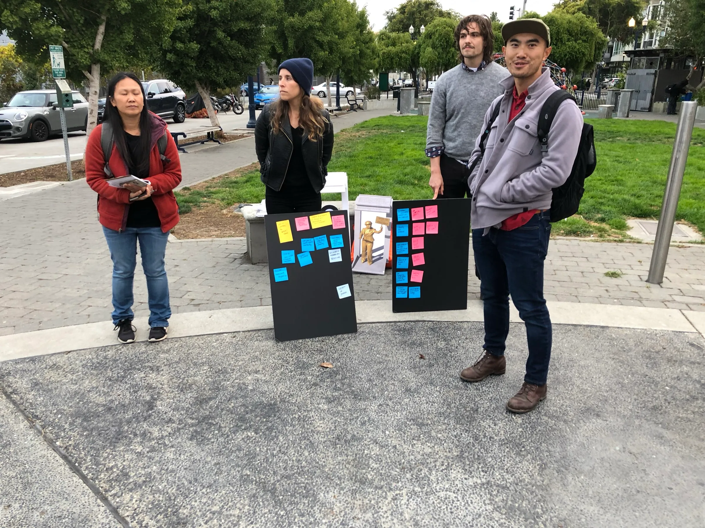 Community walk-through and co-design session