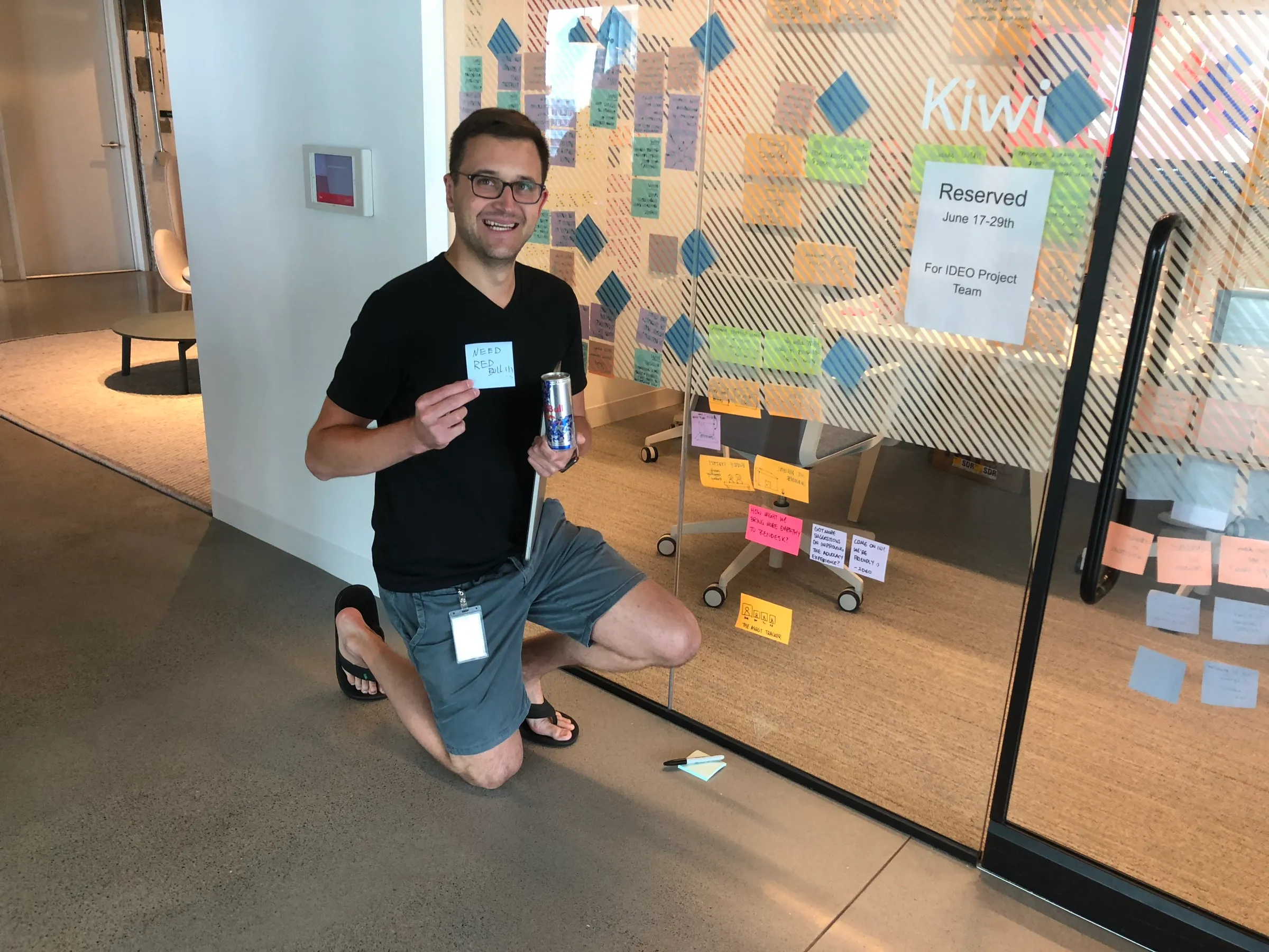 Advocacy-team synthesis wall